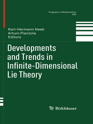 cover image of Developments and Trends in Infinite-Dimensional Lie Theory
